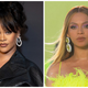 Rihanna, left; Beyonce.